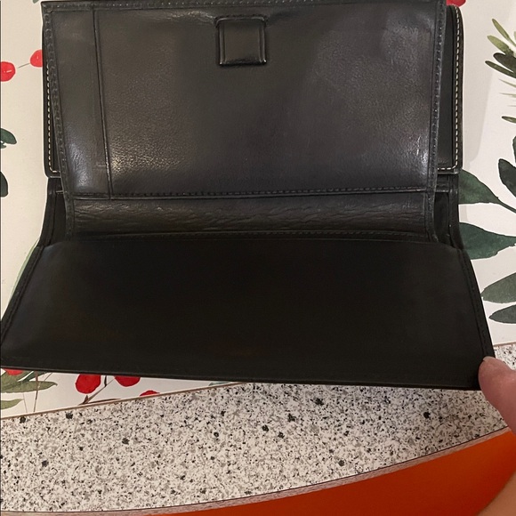 Coach Black Leather Clutch - Picture 6 of 13